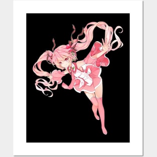 Sakura Miku Posters and Art